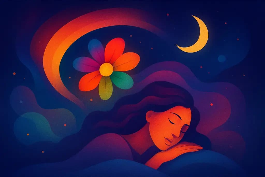 Dream illustration: Dream in vivid color