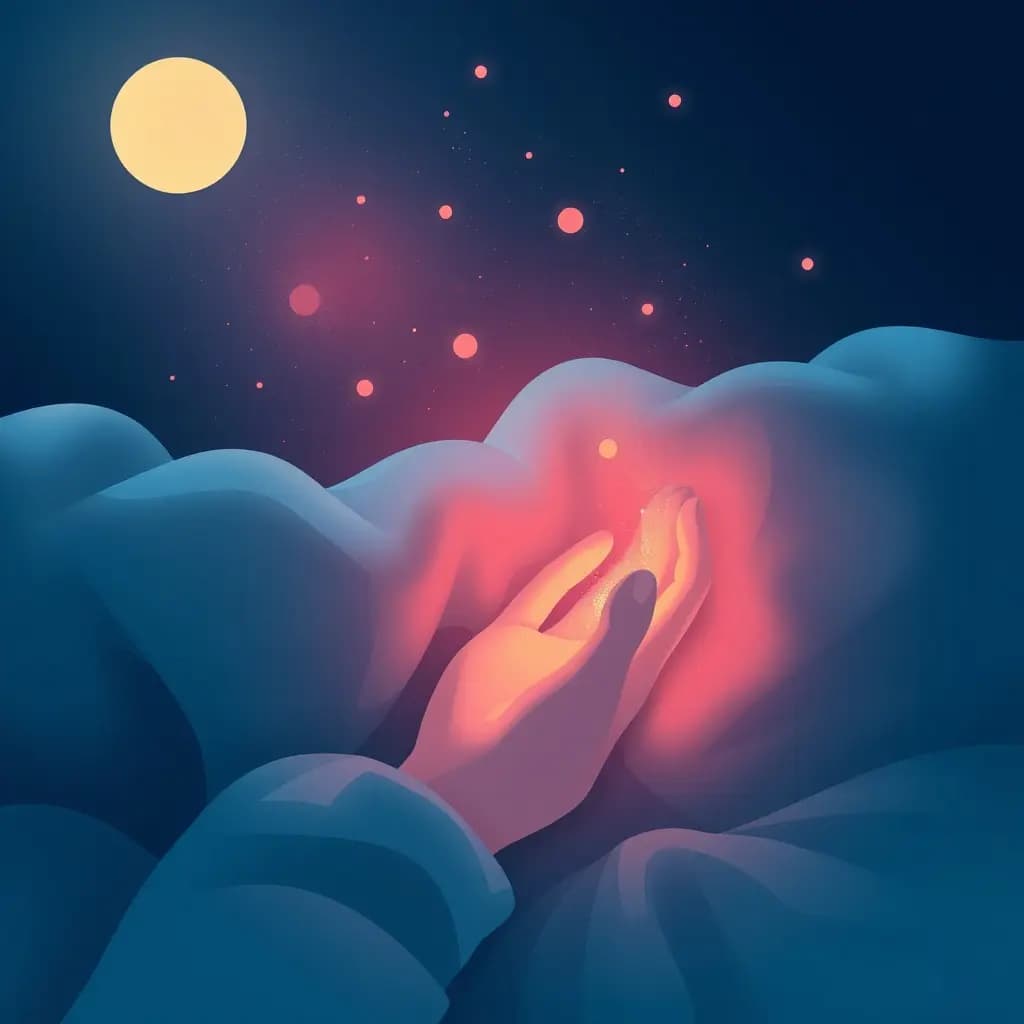 Dream illustration: Dream loses color when touched