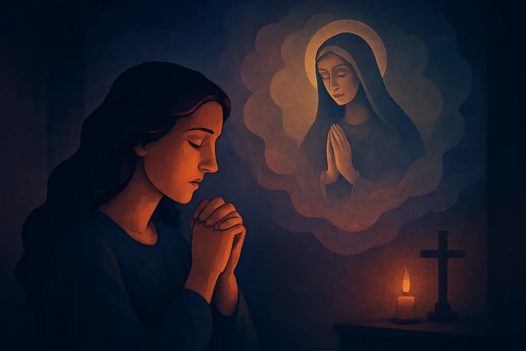 Dream illustration: dream of someone praying for me