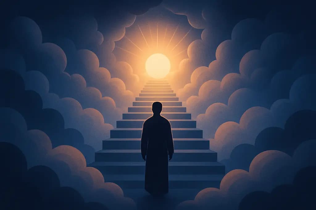 Dream illustration: Dream of the Afterlife or Heaven