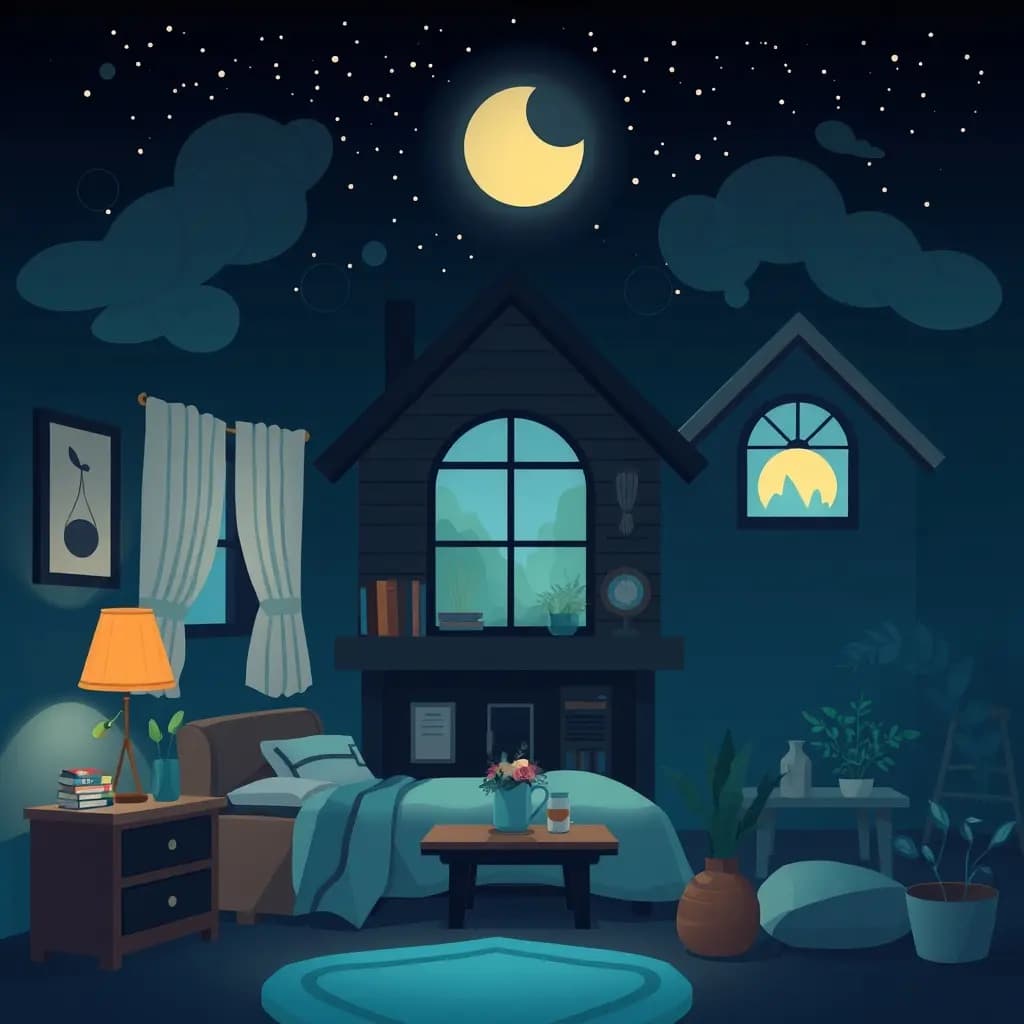 Dream illustration: Dream reliving childhood home