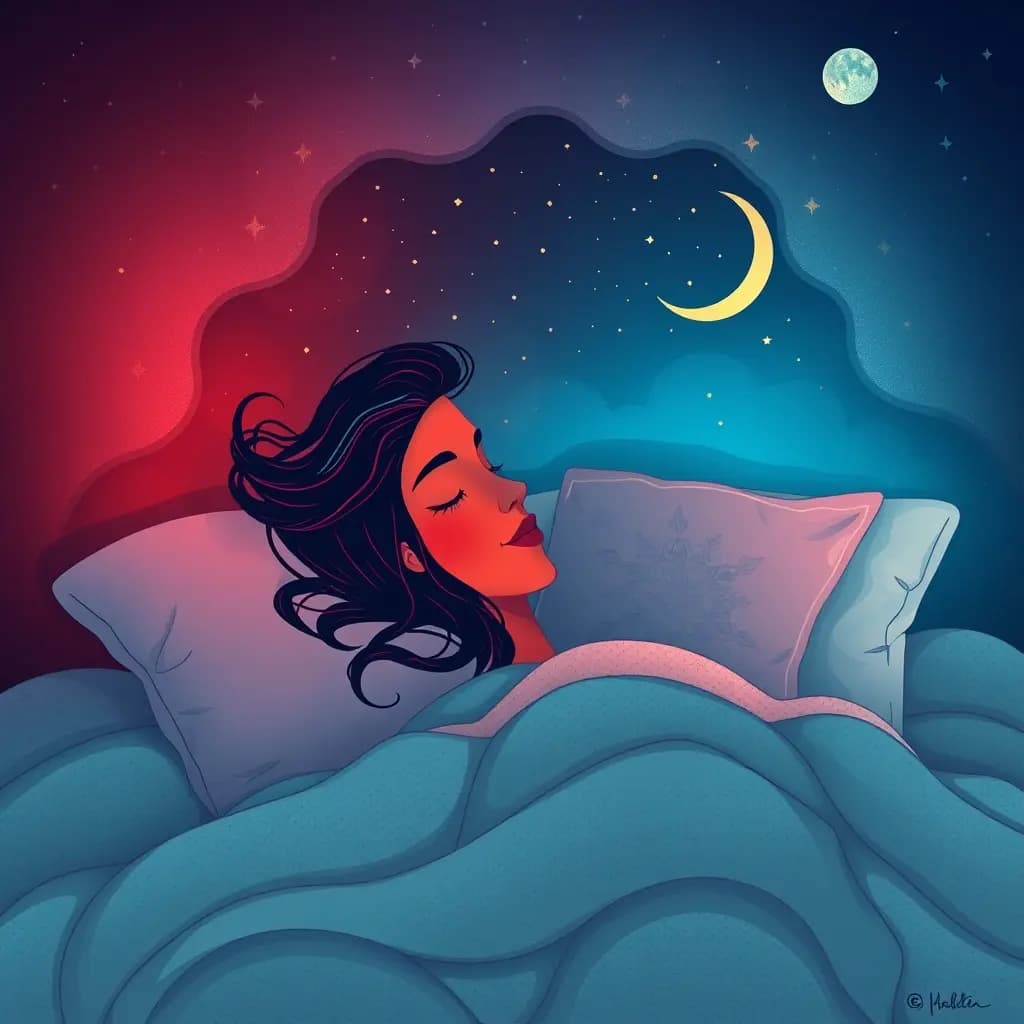 Dream illustration: Dream where colors are swapped