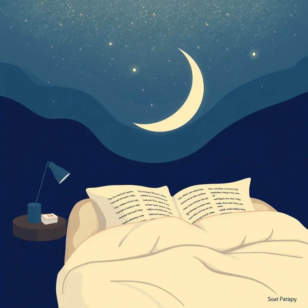 Dream illustration: Dream where you can't read any text