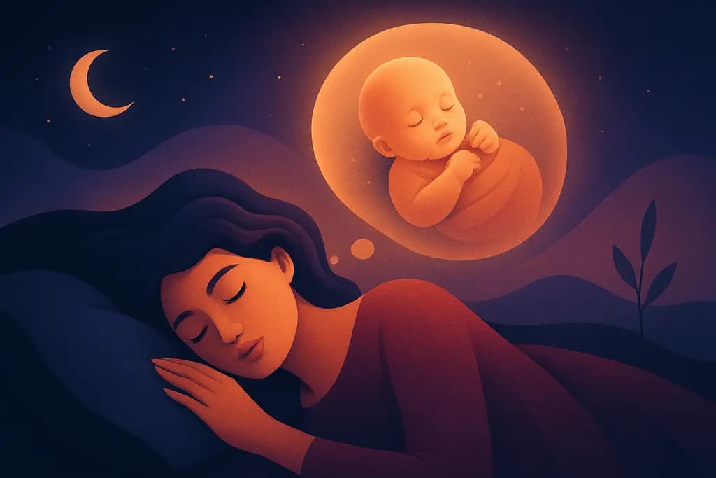 Dream illustration: dreaming of a newborn baby