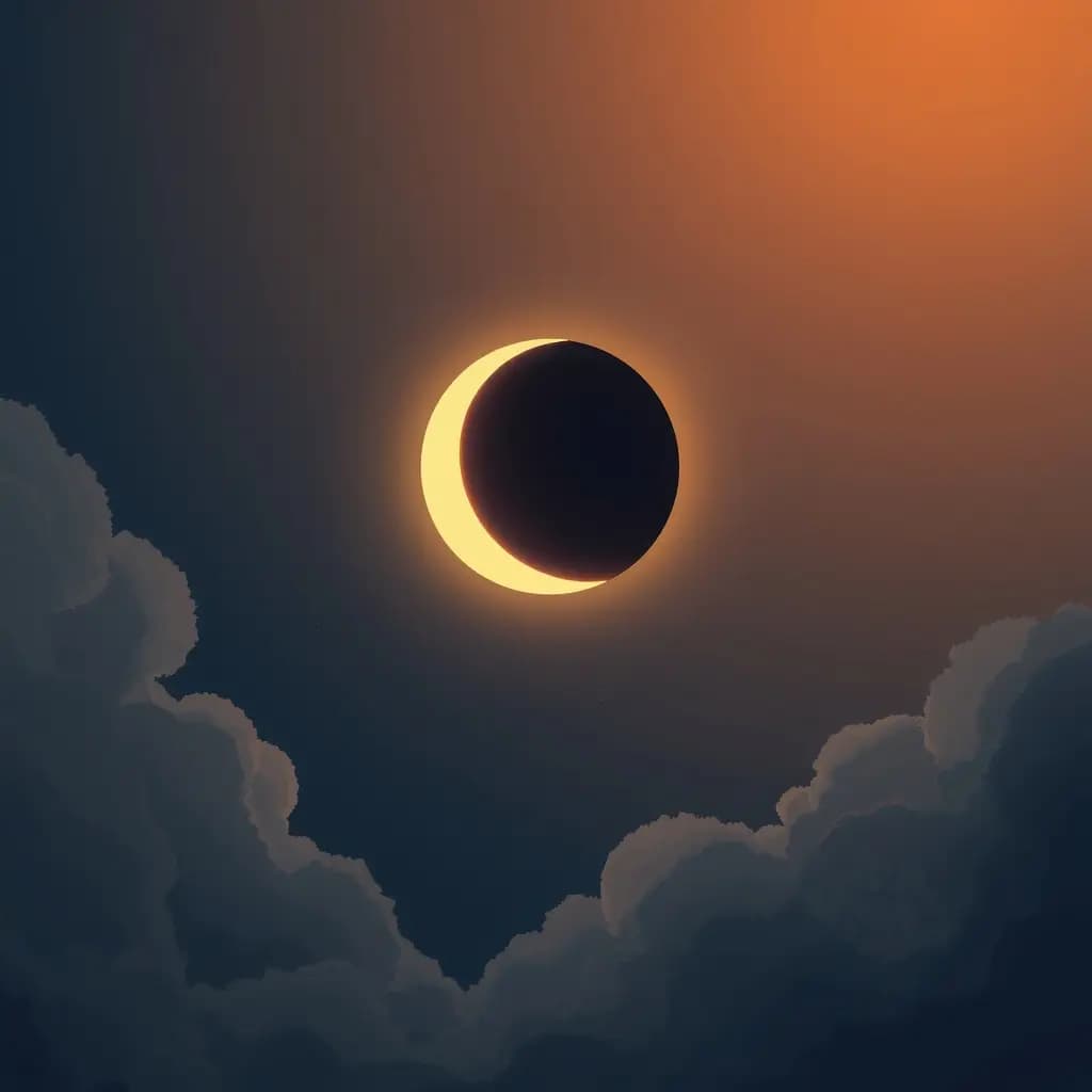 Dream illustration: Dreaming of an eclipse omen