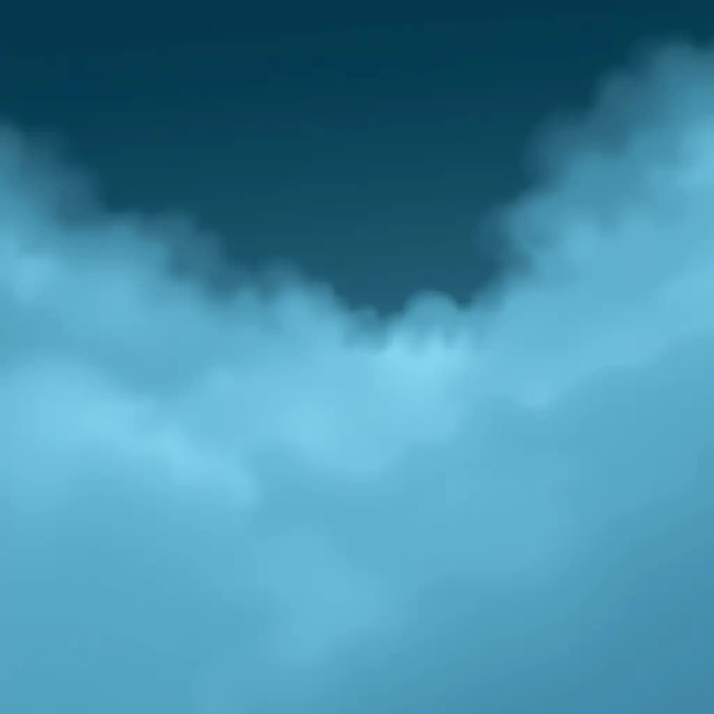 Dream illustration: Driving in endless fog