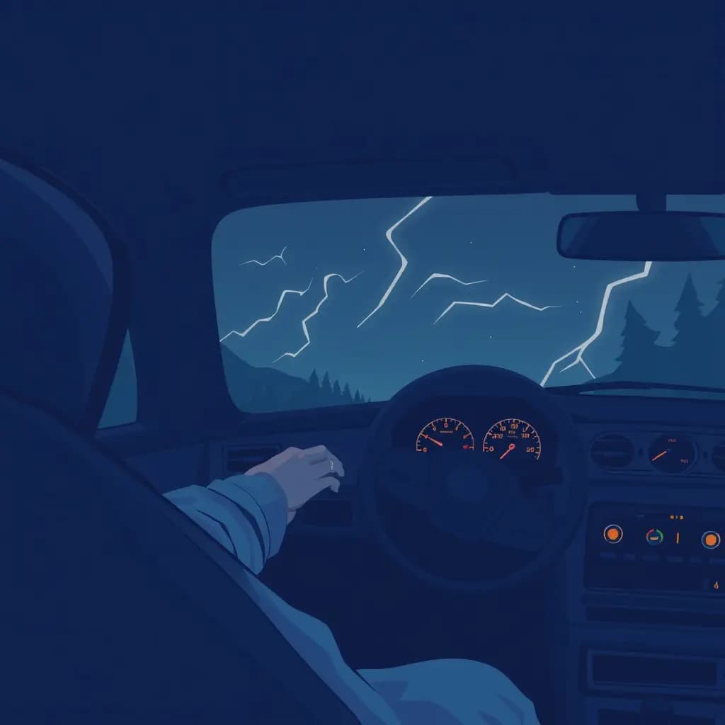 Dream illustration: Driving with no brakes