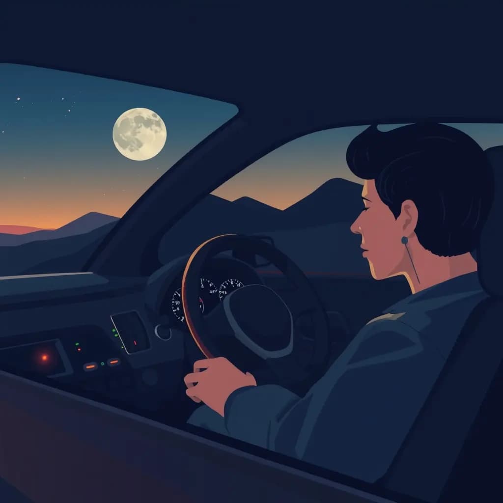 Dream illustration: Driving without brakes