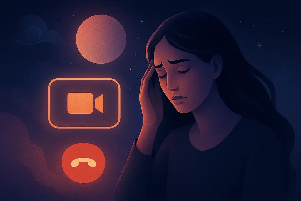 Dream illustration: Dropped Video Call