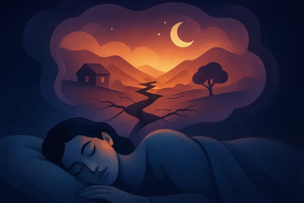 Dream illustration: Earthquake dream
