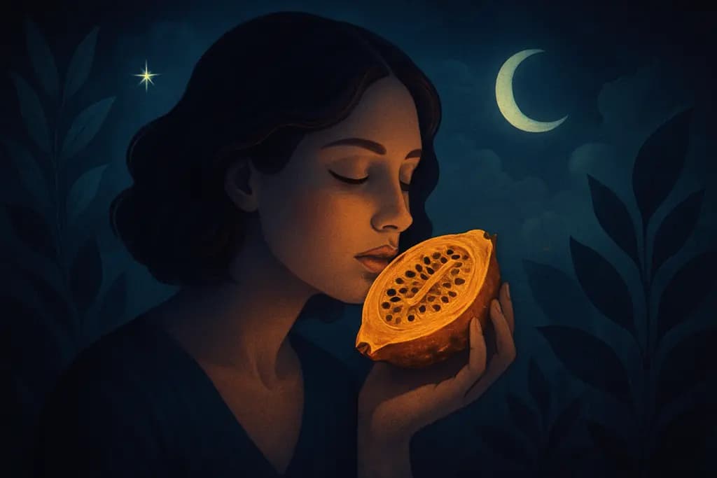 Dream illustration: Eating Exotic Fruit