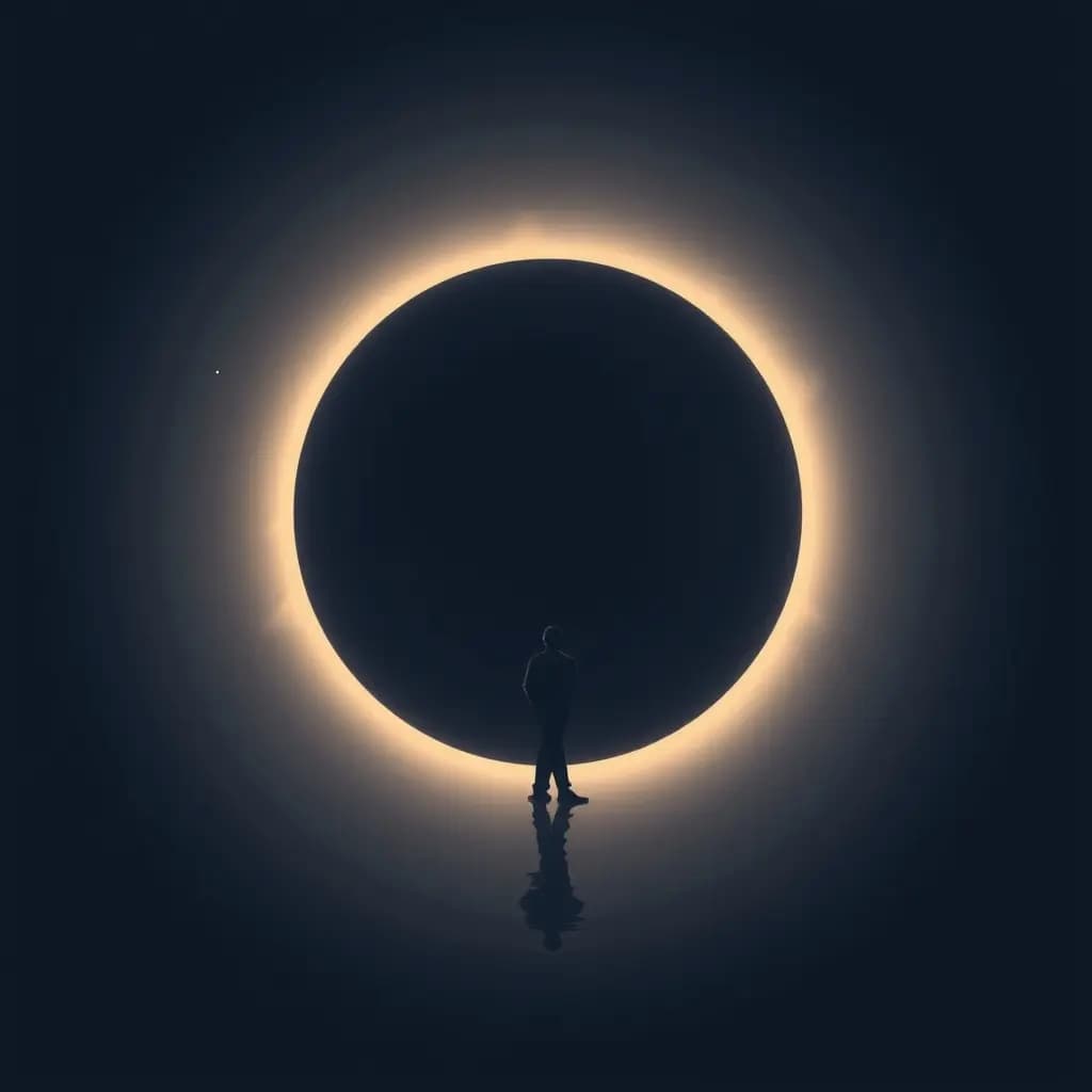 Dream illustration: Eclipse hides your reflection