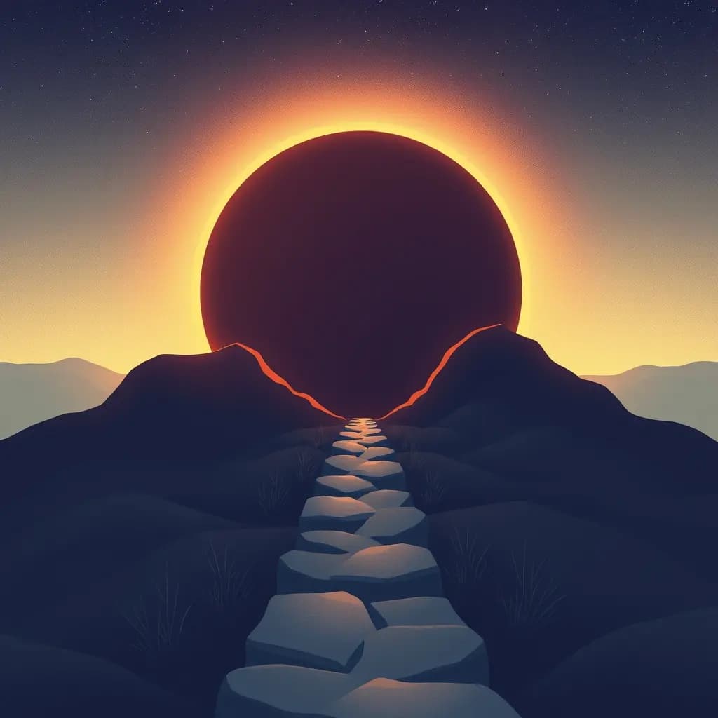 Dream illustration: Eclipse opens a path
