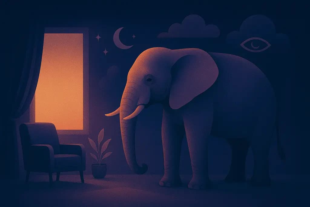 Dream illustration: Elephant in the room