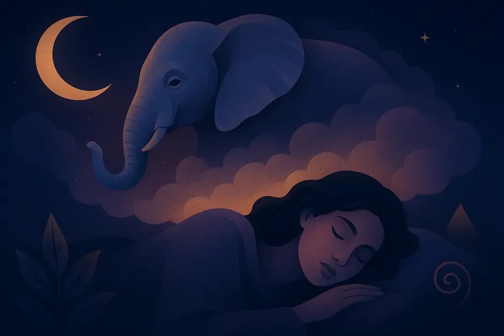 Dream illustration: Elephants