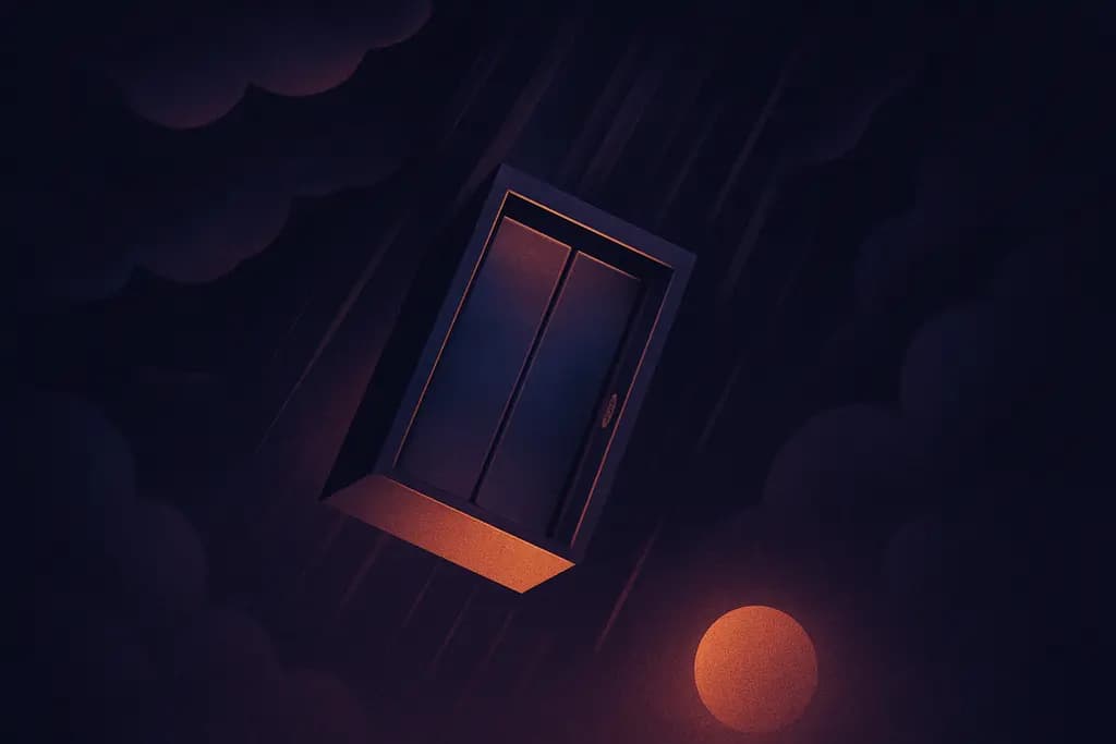 Dream illustration: Elevator falling