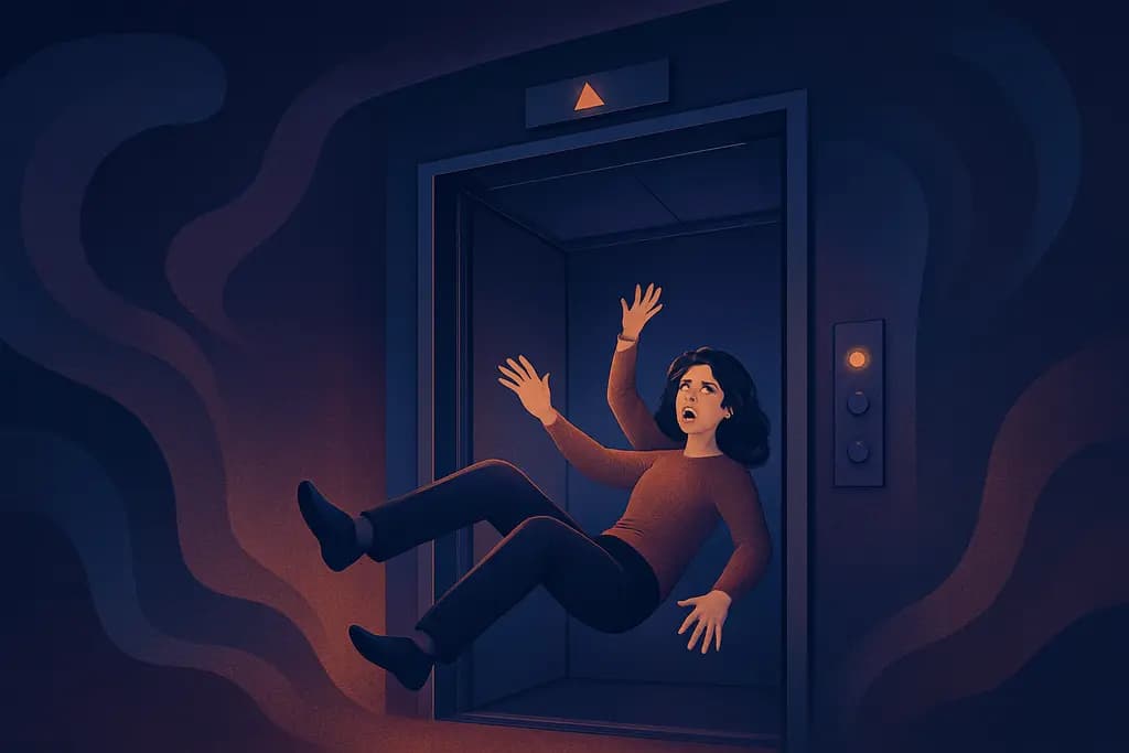 Dream illustration: Elevator free-fall