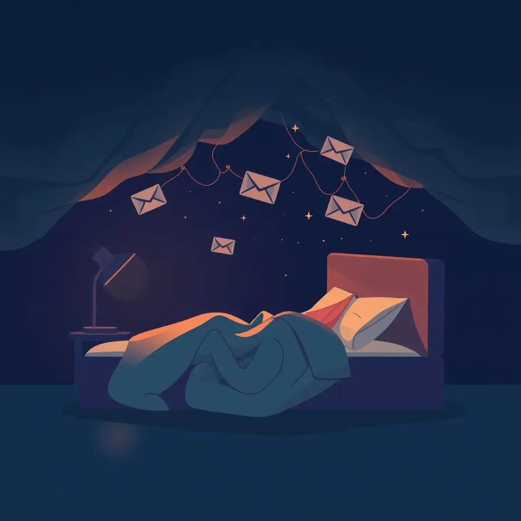 Dream illustration: Email sends itself repeatedly