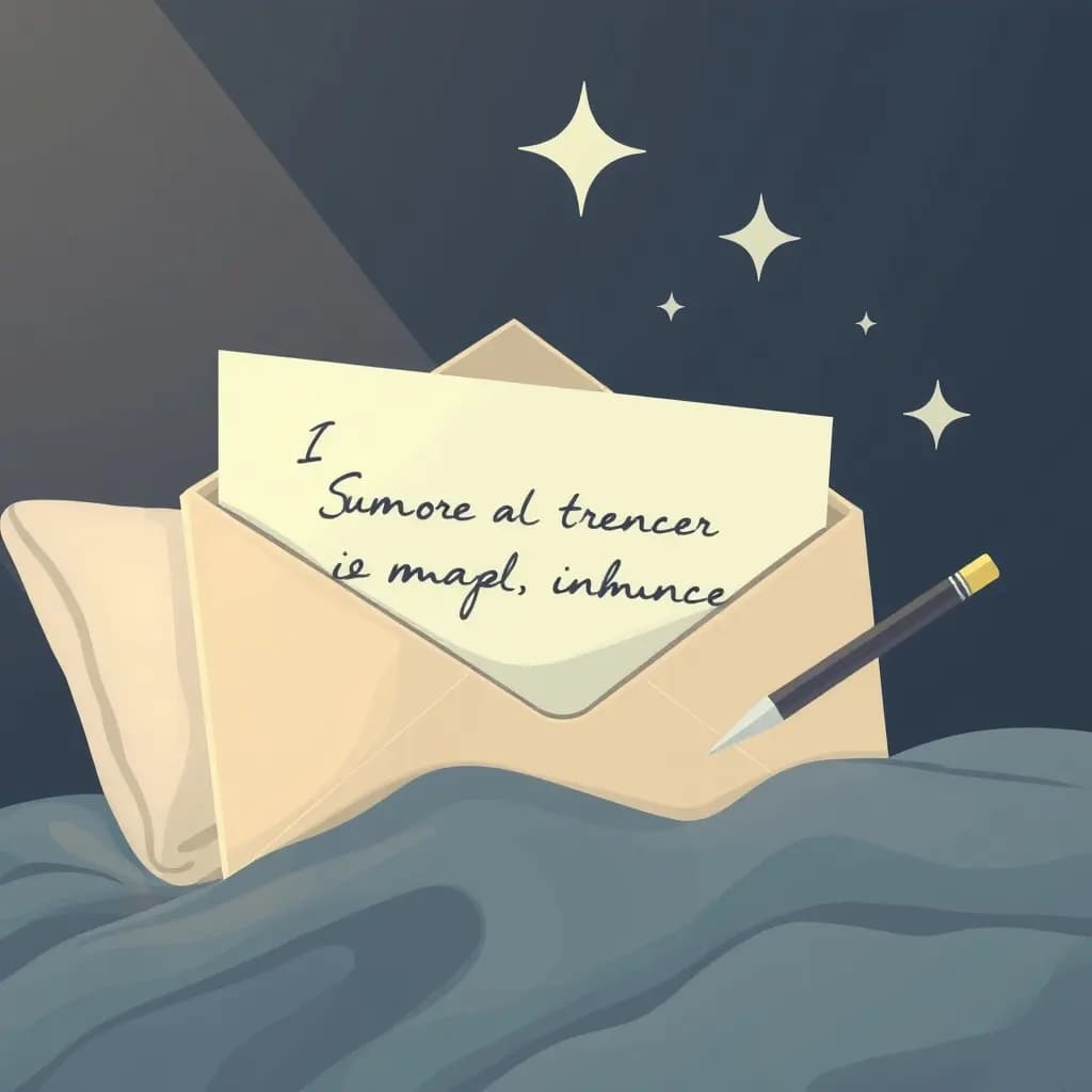 Dream illustration: Email written in your handwriting