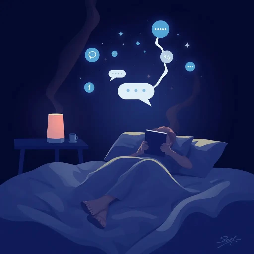 Dream illustration: Embarrassing message to contacts