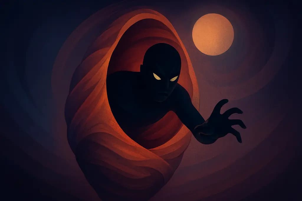 Dream illustration: emerging from a cocoon attacking me dream meaning