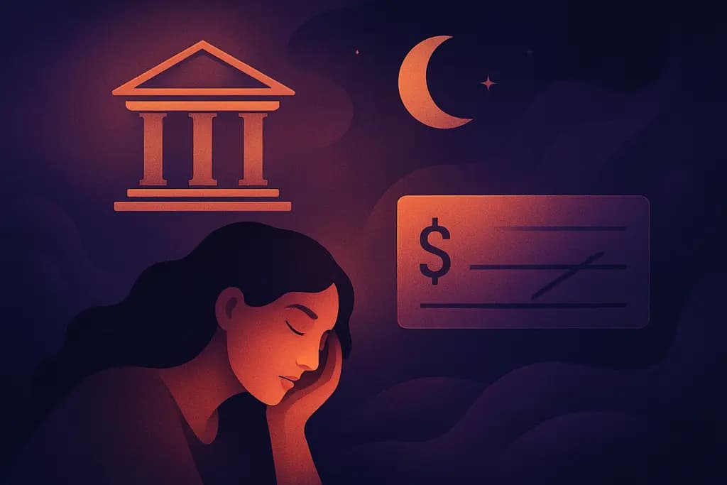 Dream illustration: Empty bank account