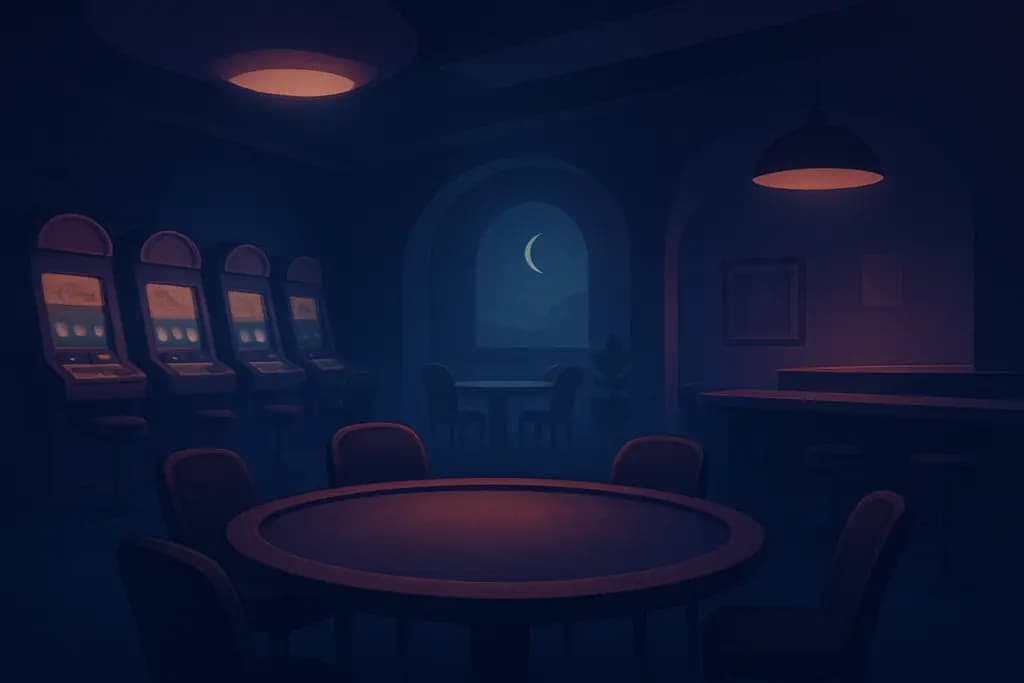 Dream illustration: Empty Gaming Hall