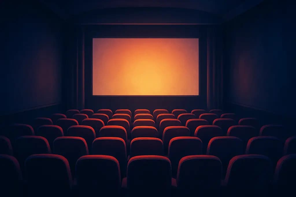 Dream illustration: Empty Movie Theater