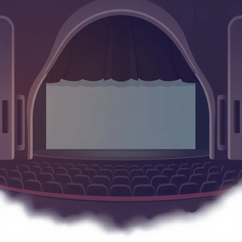 Dream illustration: Empty theater or stage
