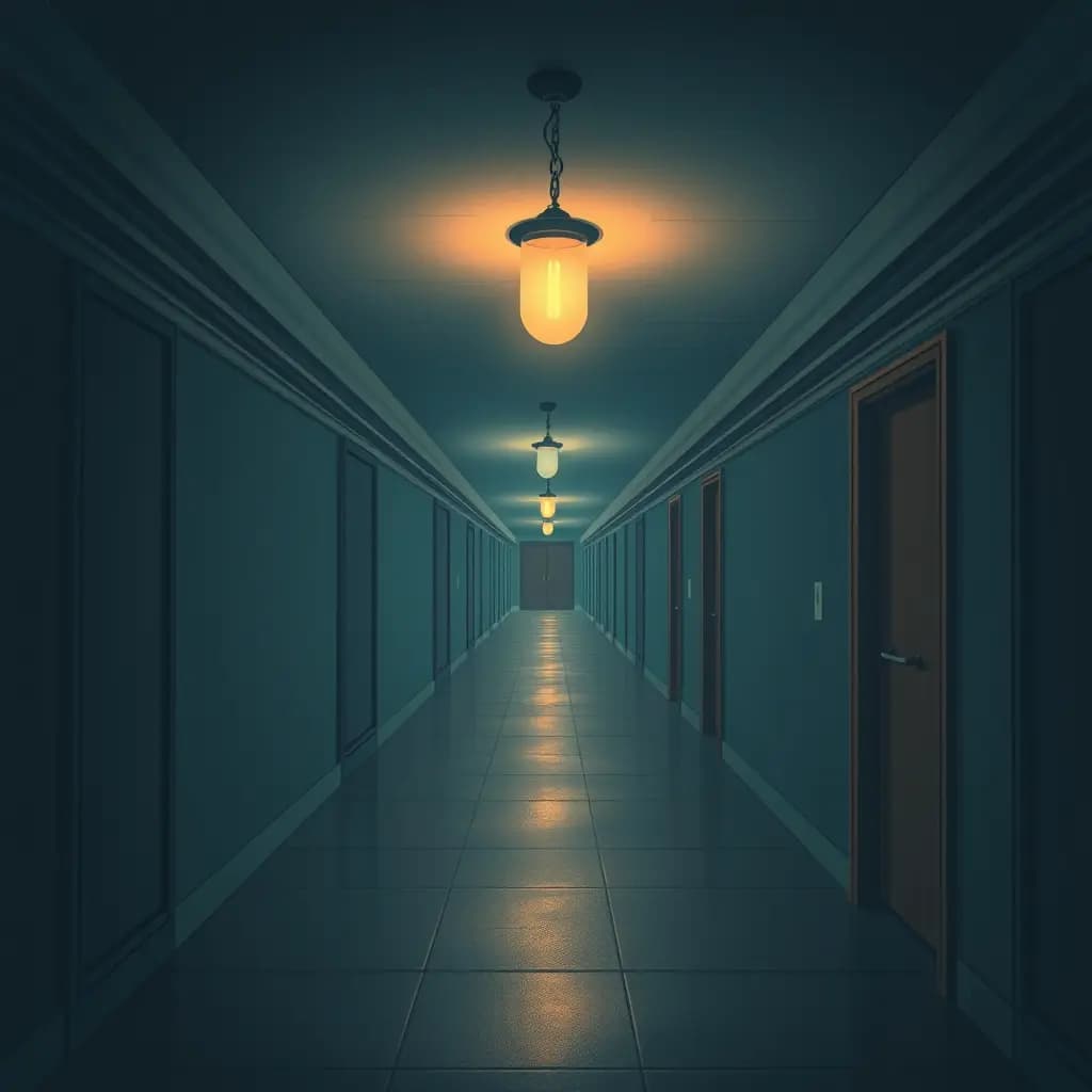 Dream illustration: Endless hallway with no exit