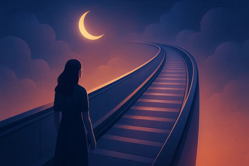 Dream illustration: Endless Moving Walkway