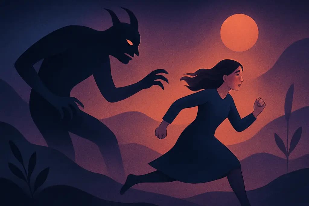 Dream illustration: Escape