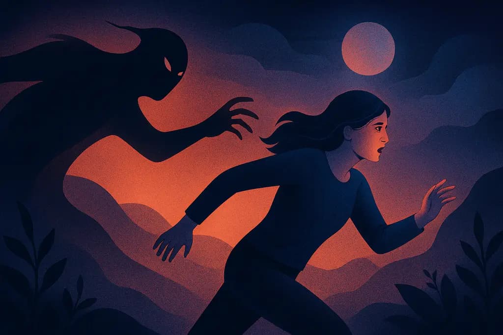 Dream illustration: Escaping Danger attacking me