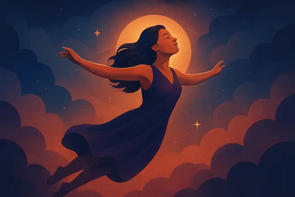 Dream illustration: Euphoria or Flying High