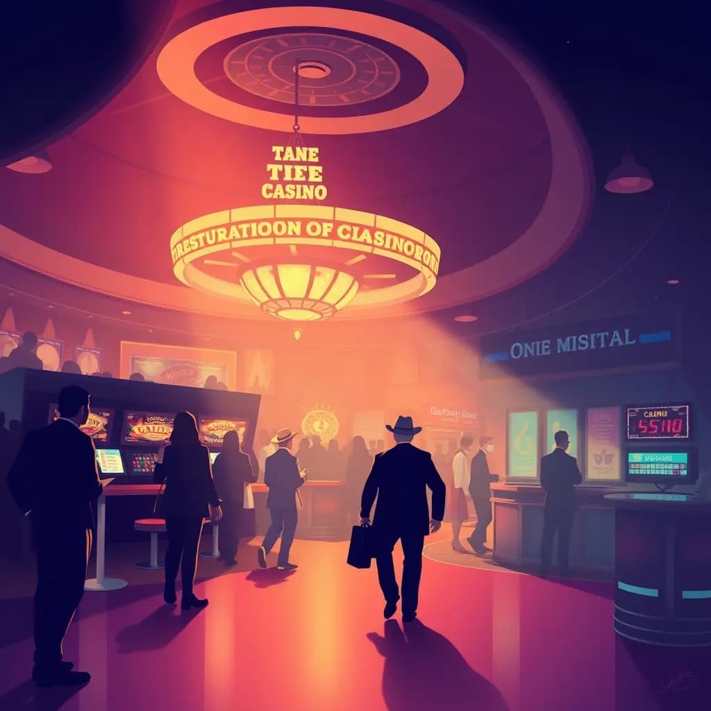 Dream illustration: Evacuating a Casino