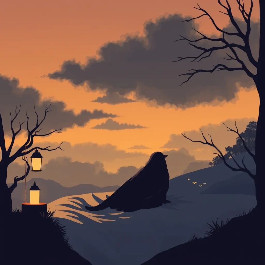 Dream illustration: Evening shadows whisper names