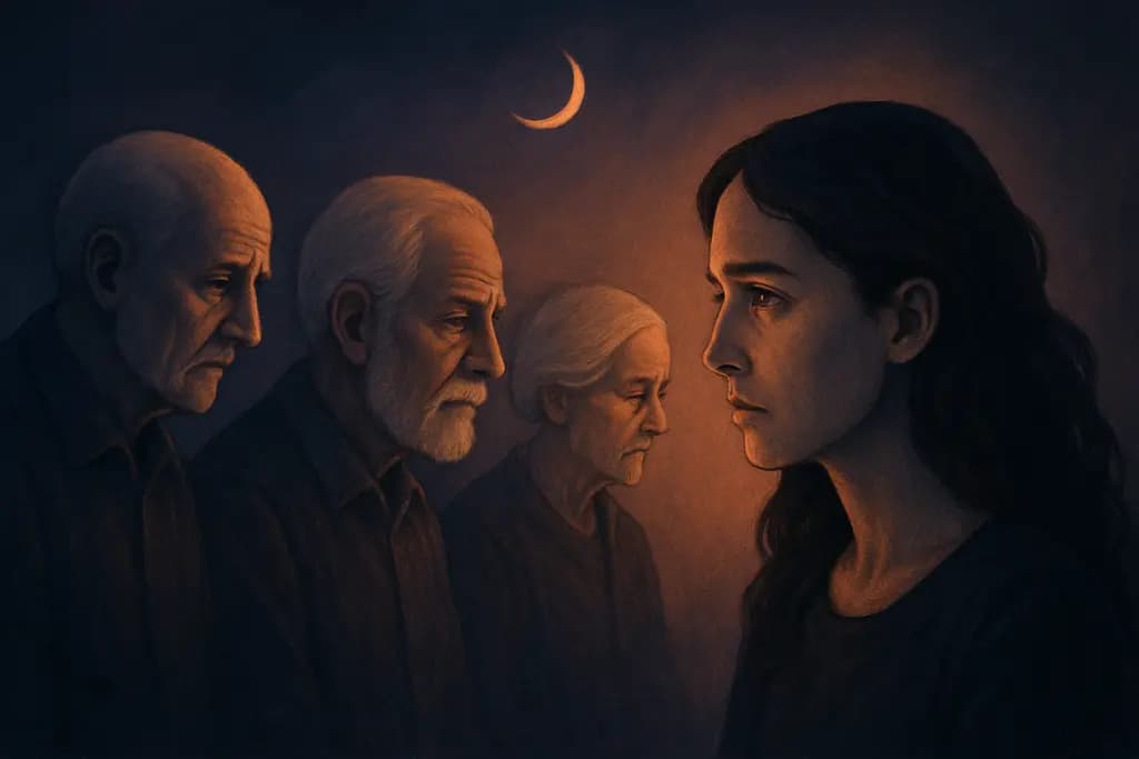 Dream illustration: Everyone around you suddenly ages