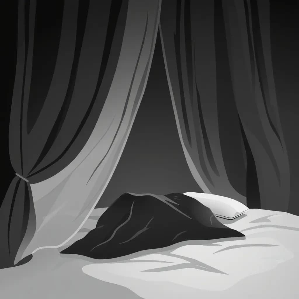 Dream illustration: Everything in monochrome