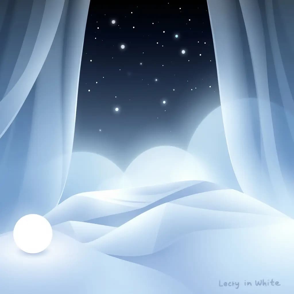 Dream illustration: Everything is white