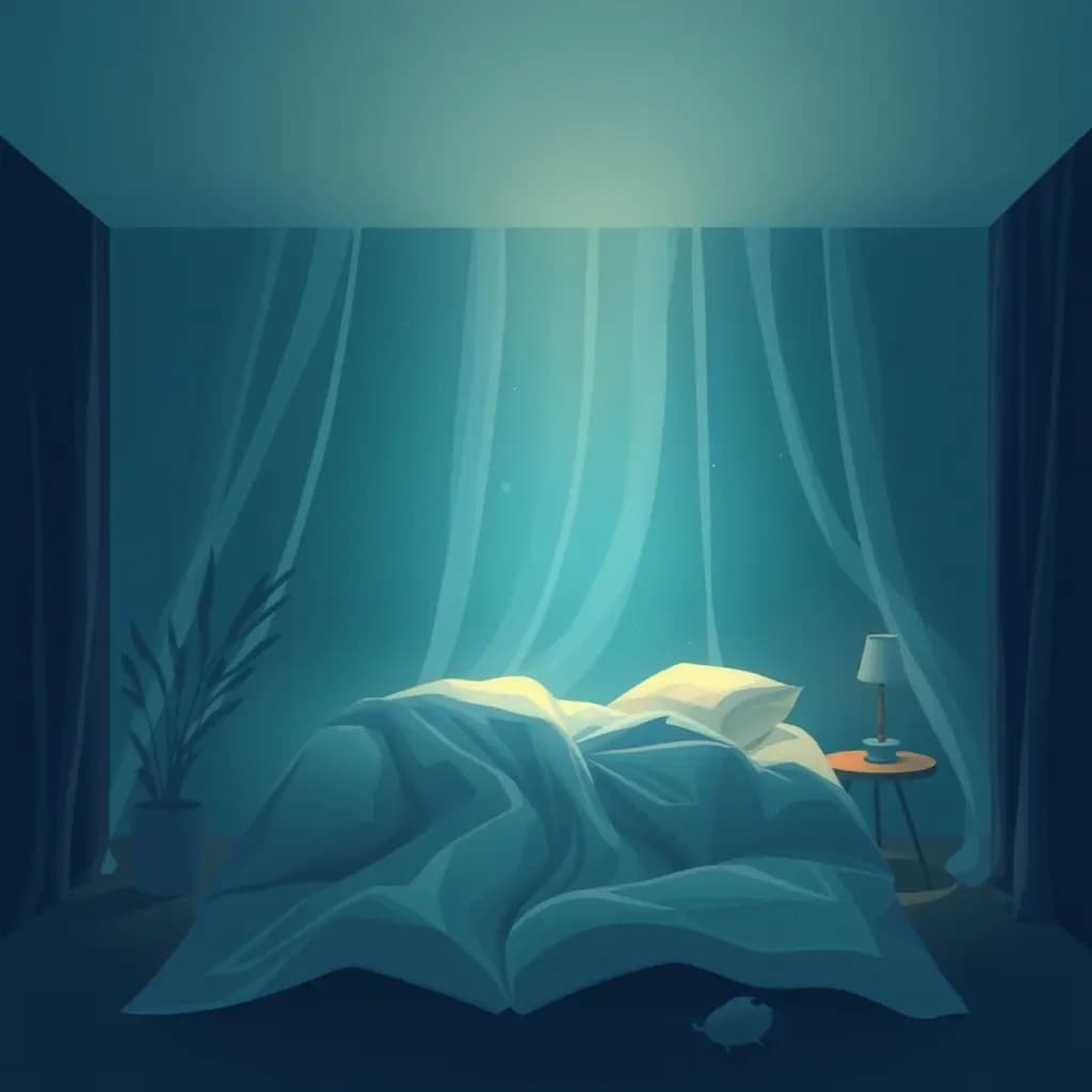 Dream illustration: Everything turns transparent