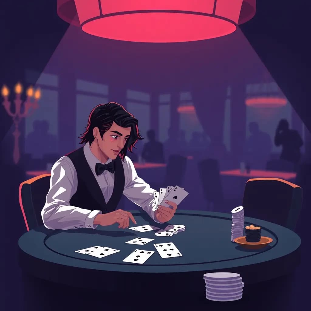 Dream illustration: Your Ex as the Casino Dealer