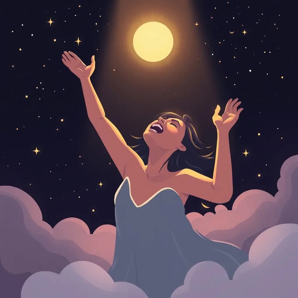 Dream illustration: Extreme joy or euphoria