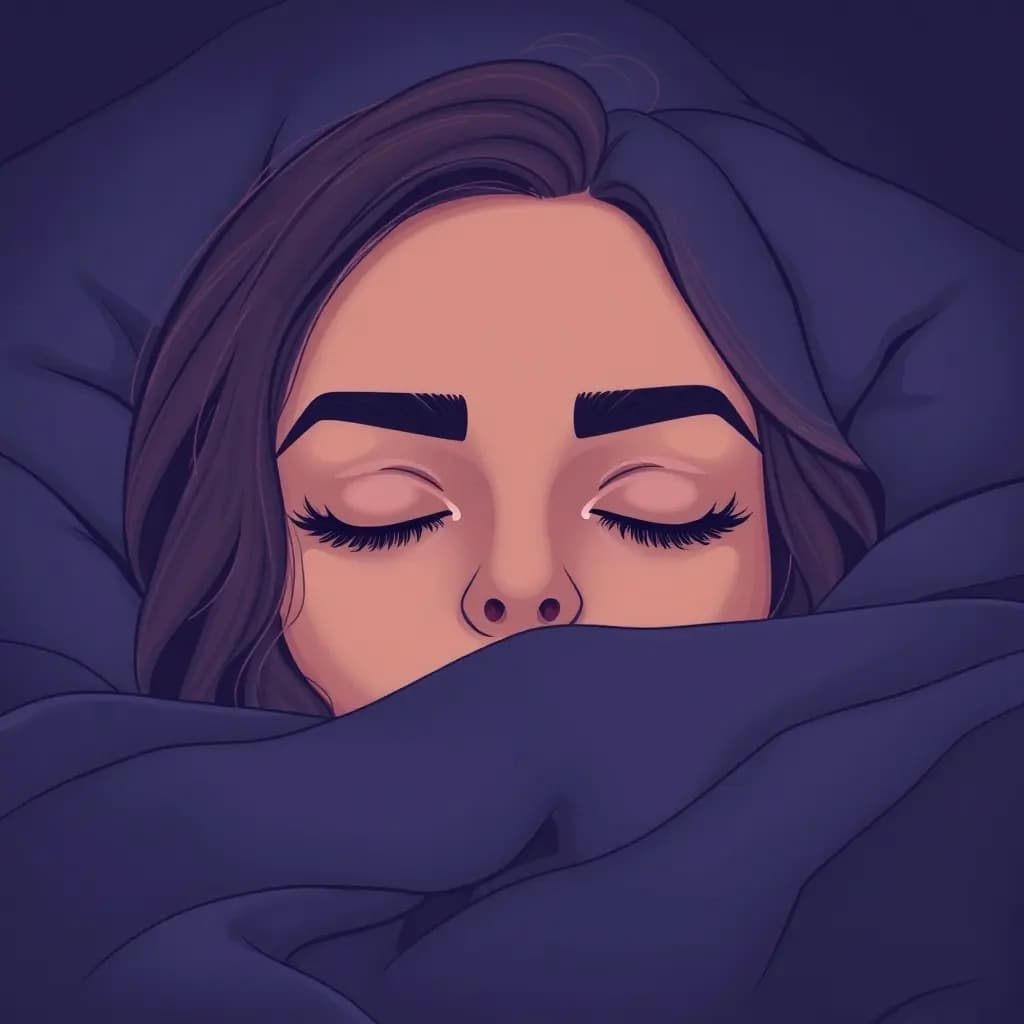 Dream illustration: Eyebrows missing completely