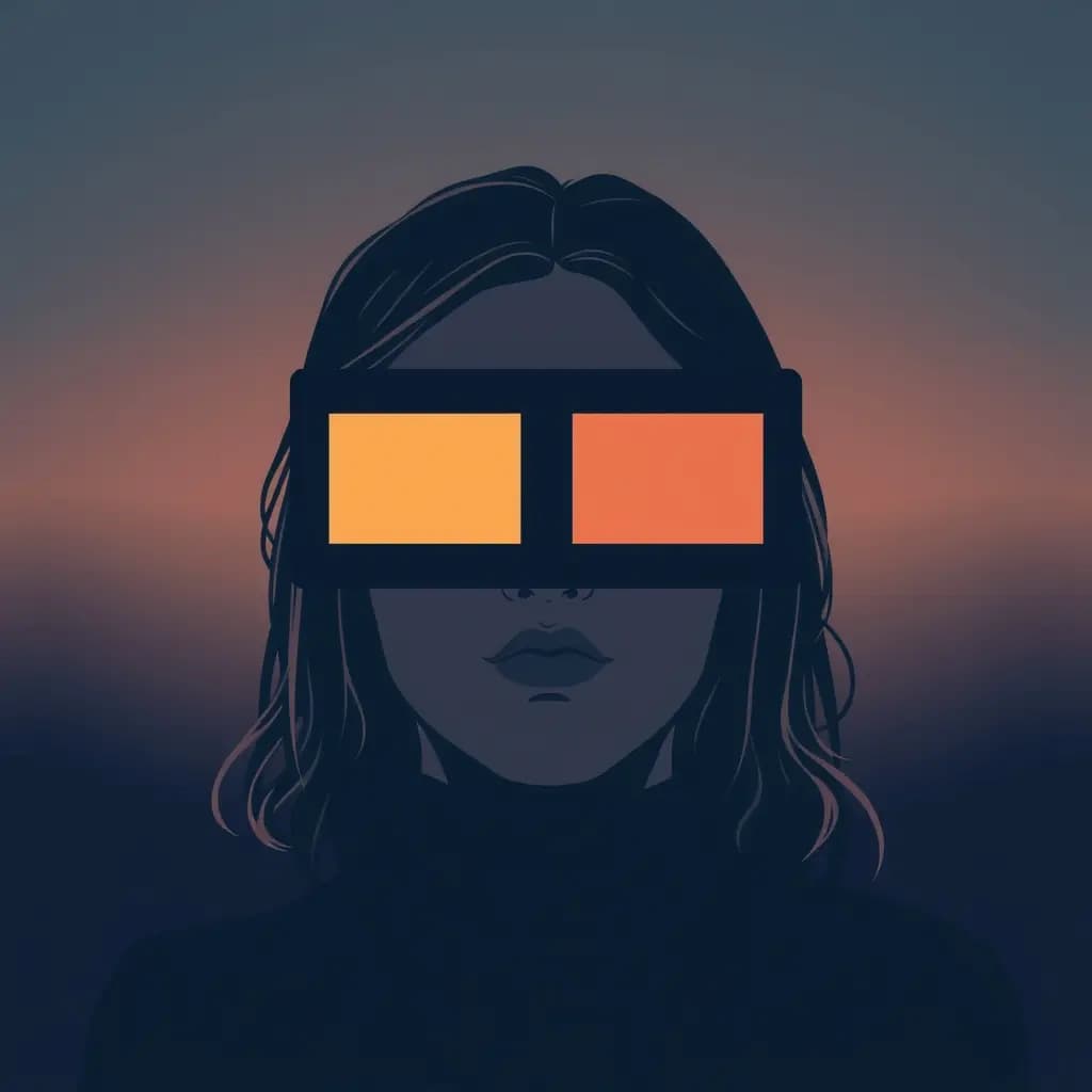 Dream illustration: Face obscured in photos