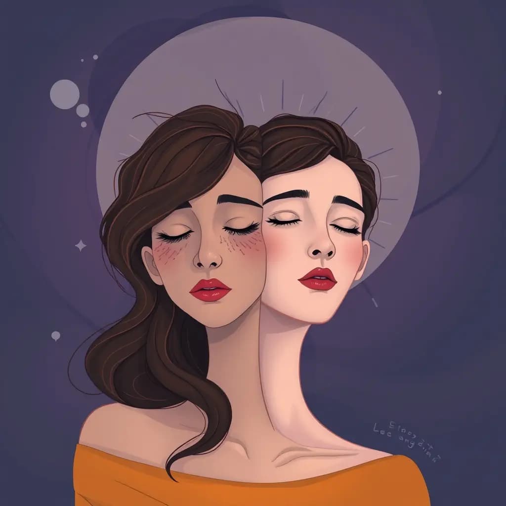 Dream illustration: Face swapped with friend