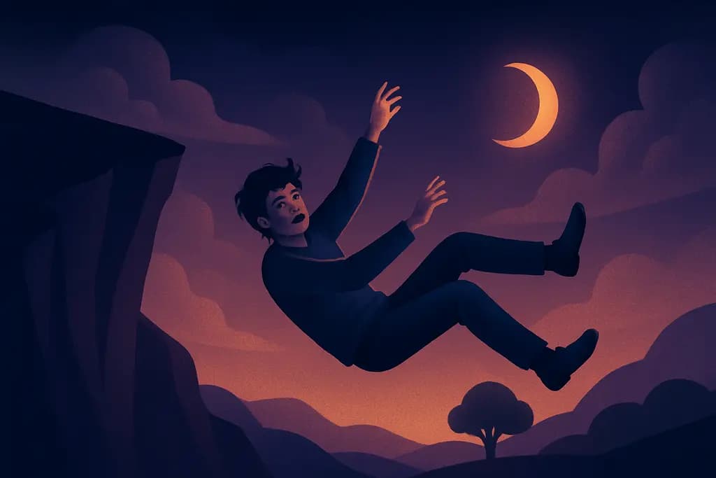 Dream illustration: Falling from Heights
