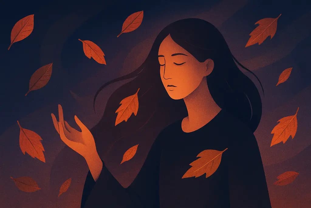 Dream illustration: Falling Leaves