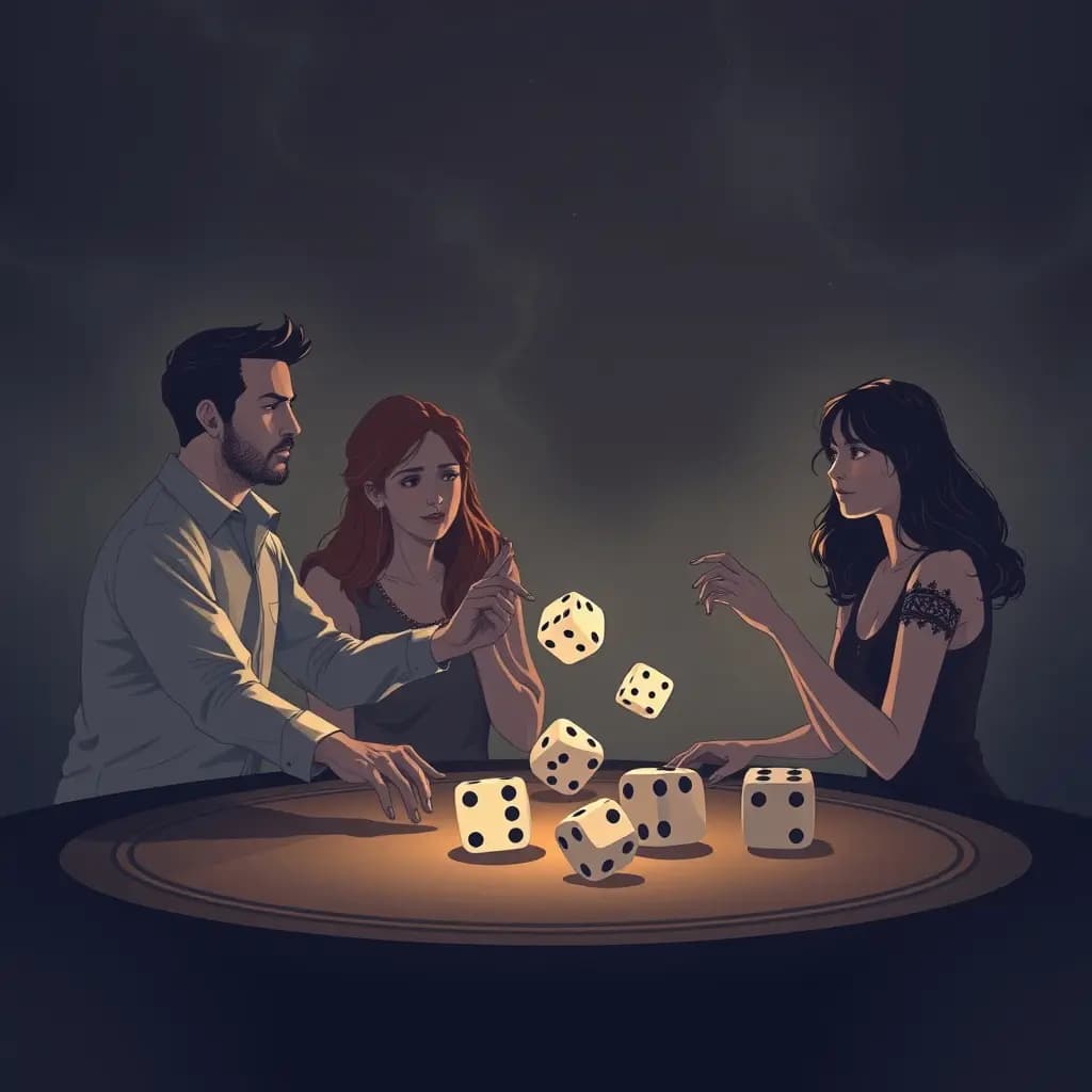 Dream illustration: a Family Decision Made by Dice