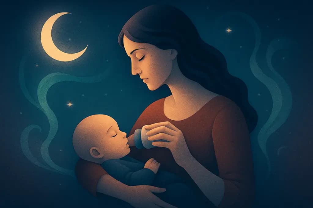 Dream illustration: Feeding a Baby
