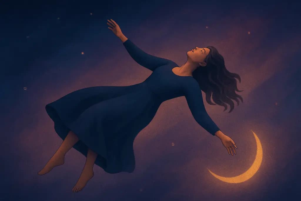 Dream illustration: Feeling weightless or floating
